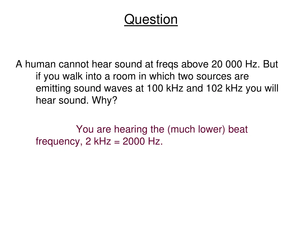 question 1