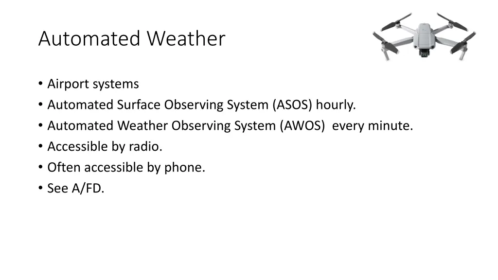 automated weather