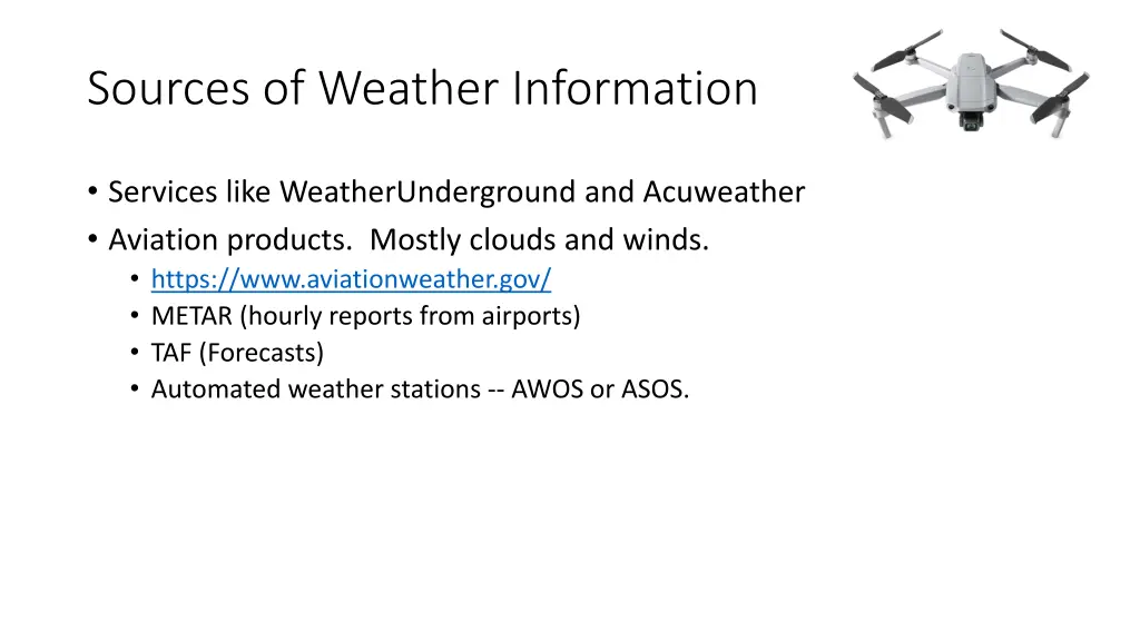 sources of weather information