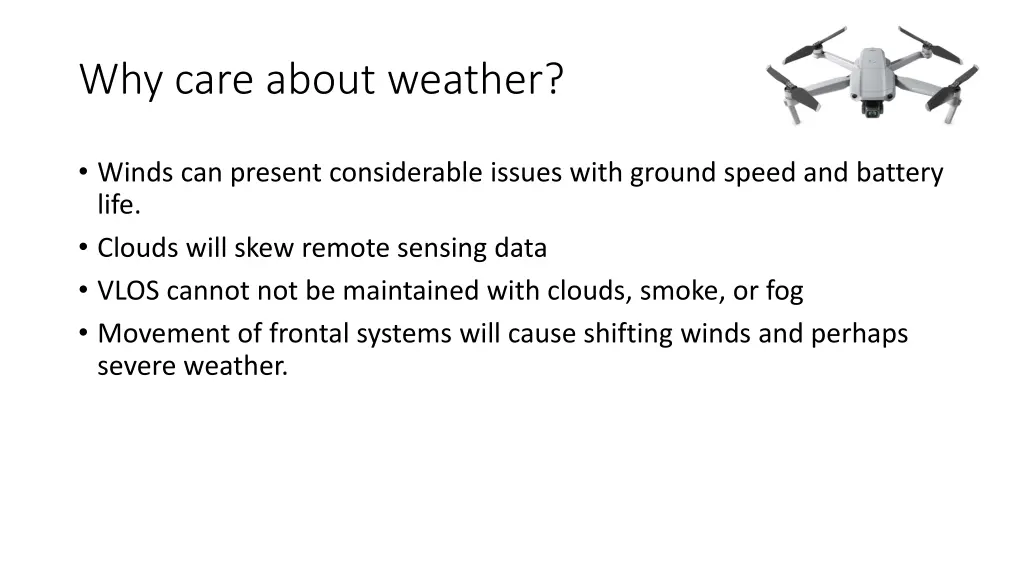 why care about weather