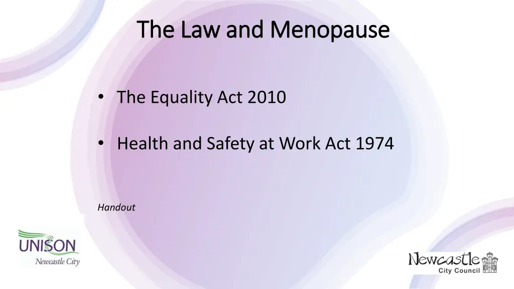 the law and menopause the law and menopause