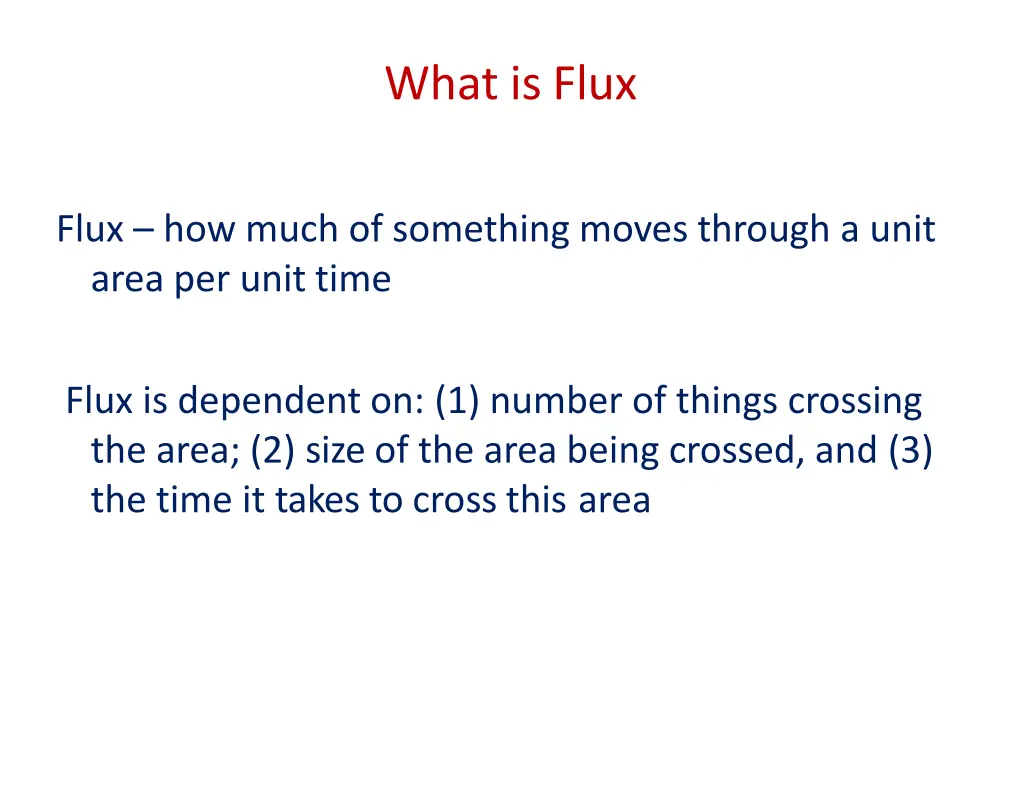 what is flux