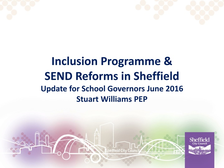 inclusion programme send reforms in sheffield