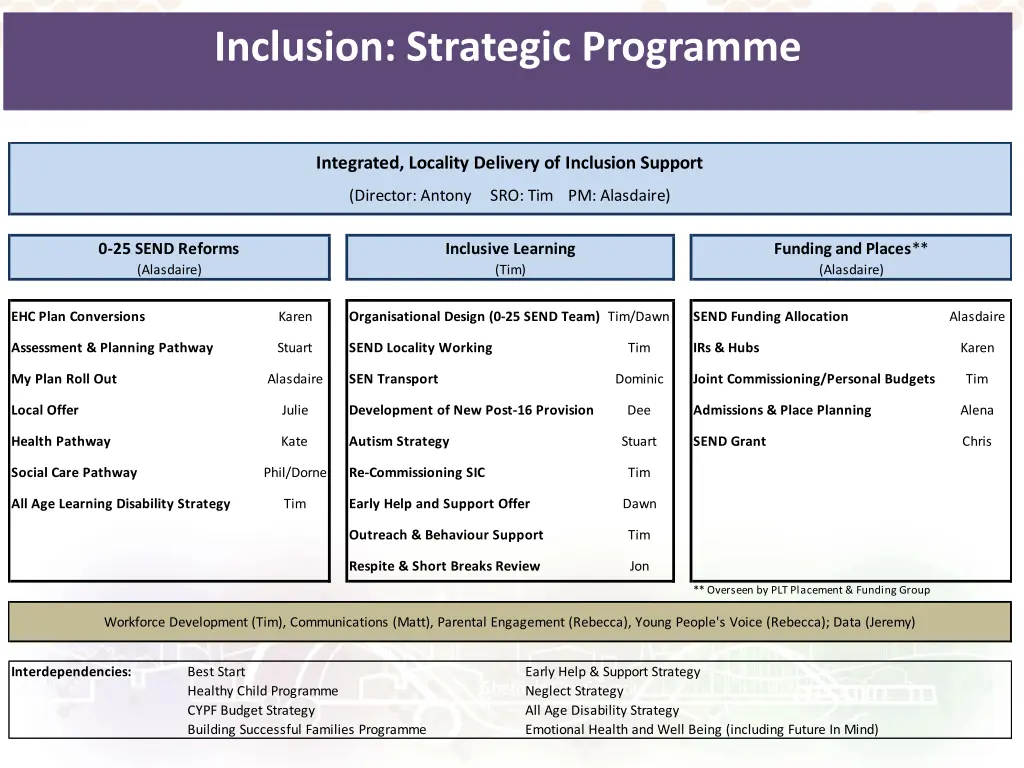 inclusion strategic programme