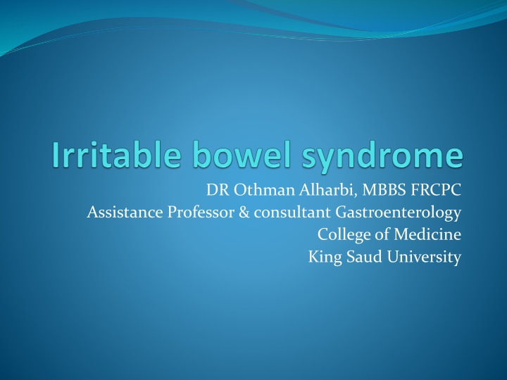 dr othman alharbi mbbs frcpc assistance professor