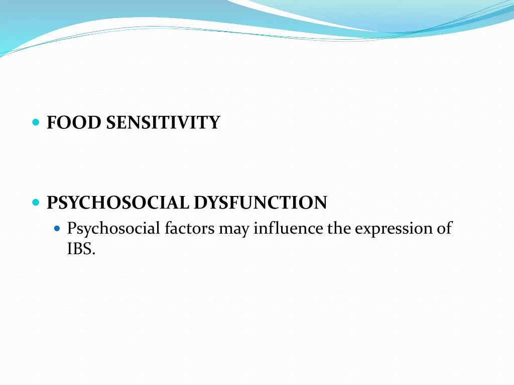 food sensitivity