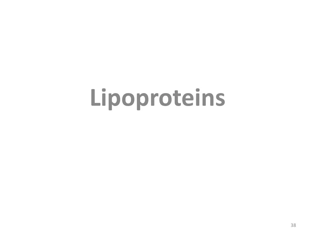 lipoproteins