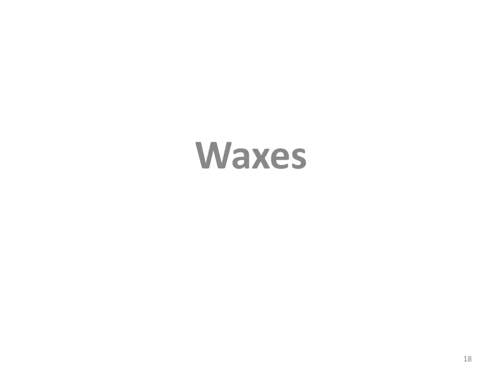 waxes