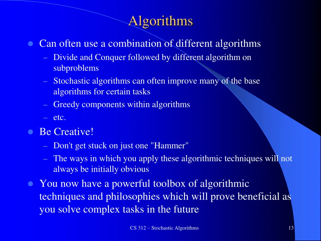 algorithms