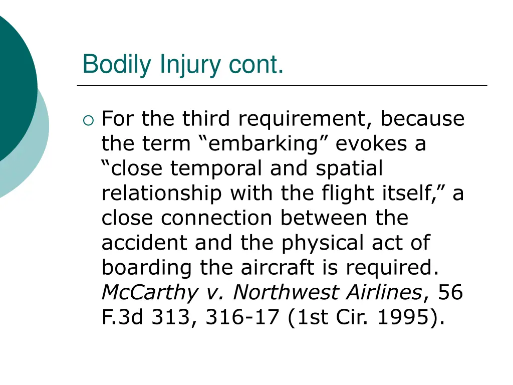 bodily injury cont 3