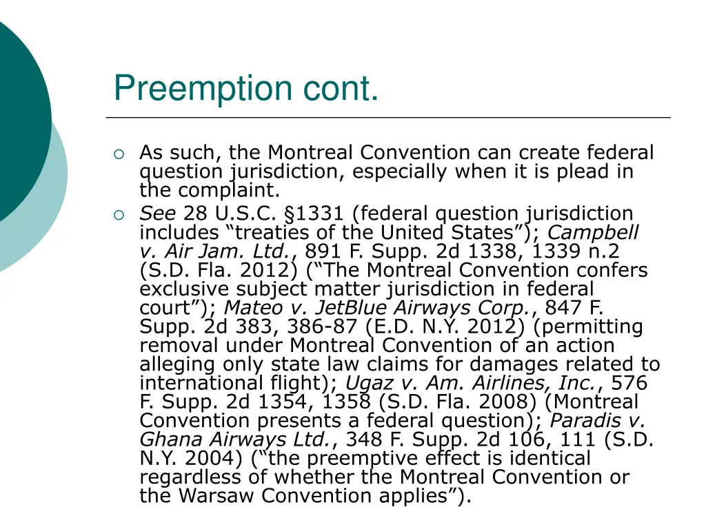 preemption cont 1