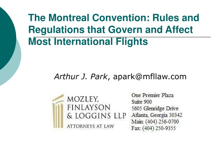 the montreal convention rules and regulations