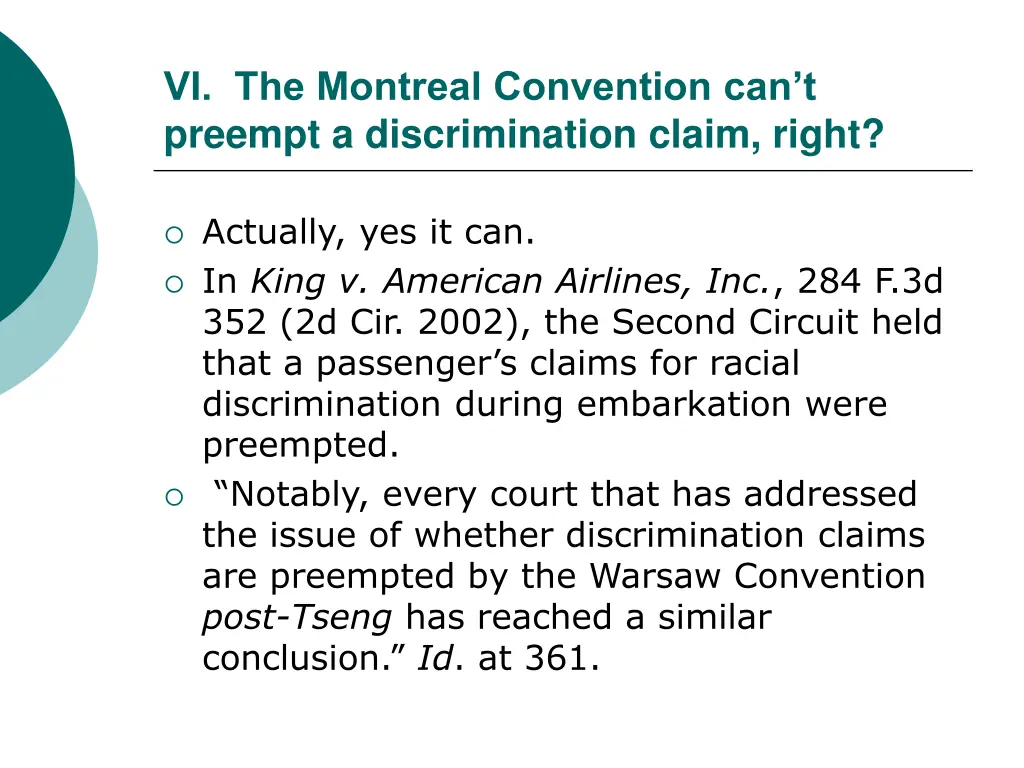 vi the montreal convention can t preempt