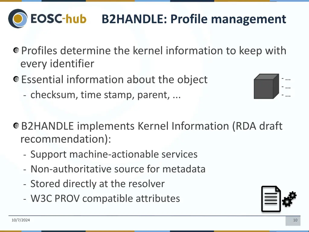 b2handle profile management