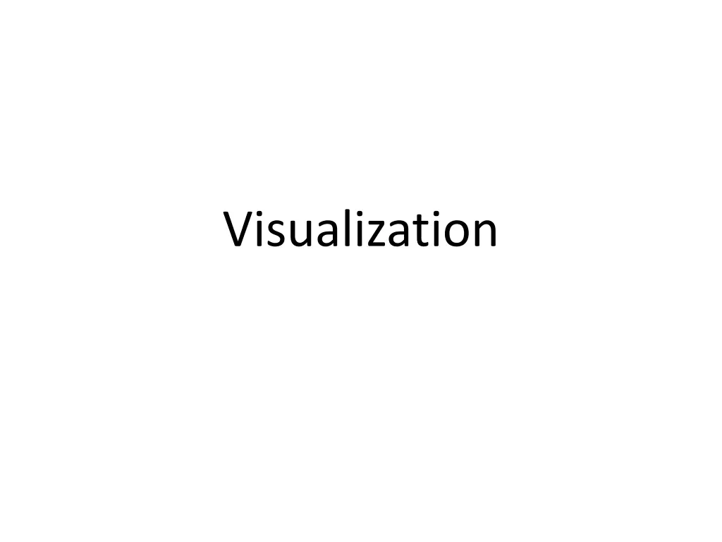 visualization