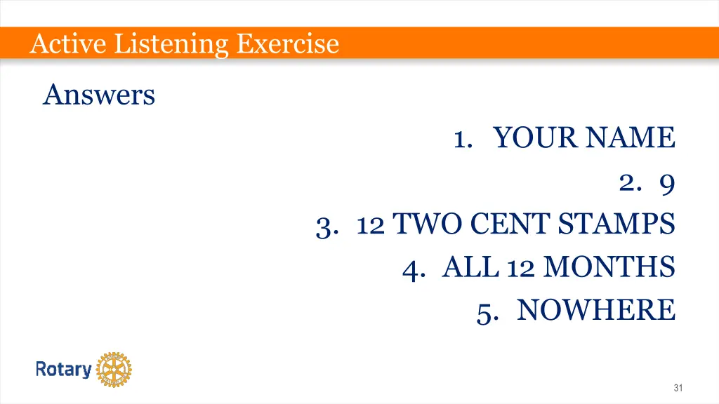 active listening exercise 6