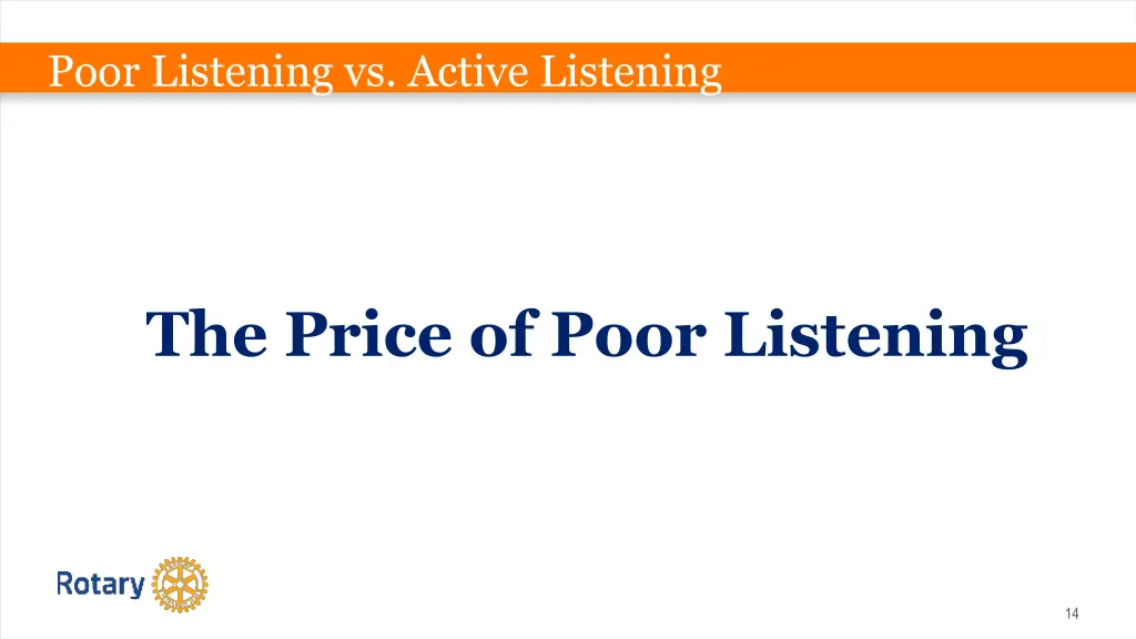 poor listening vs active listening 1