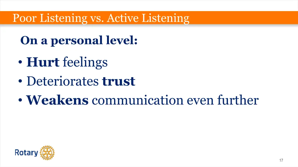 poor listening vs active listening 3