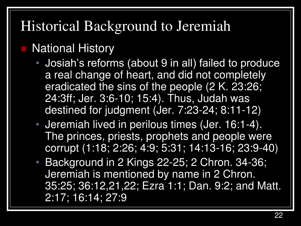 historical background to jeremiah