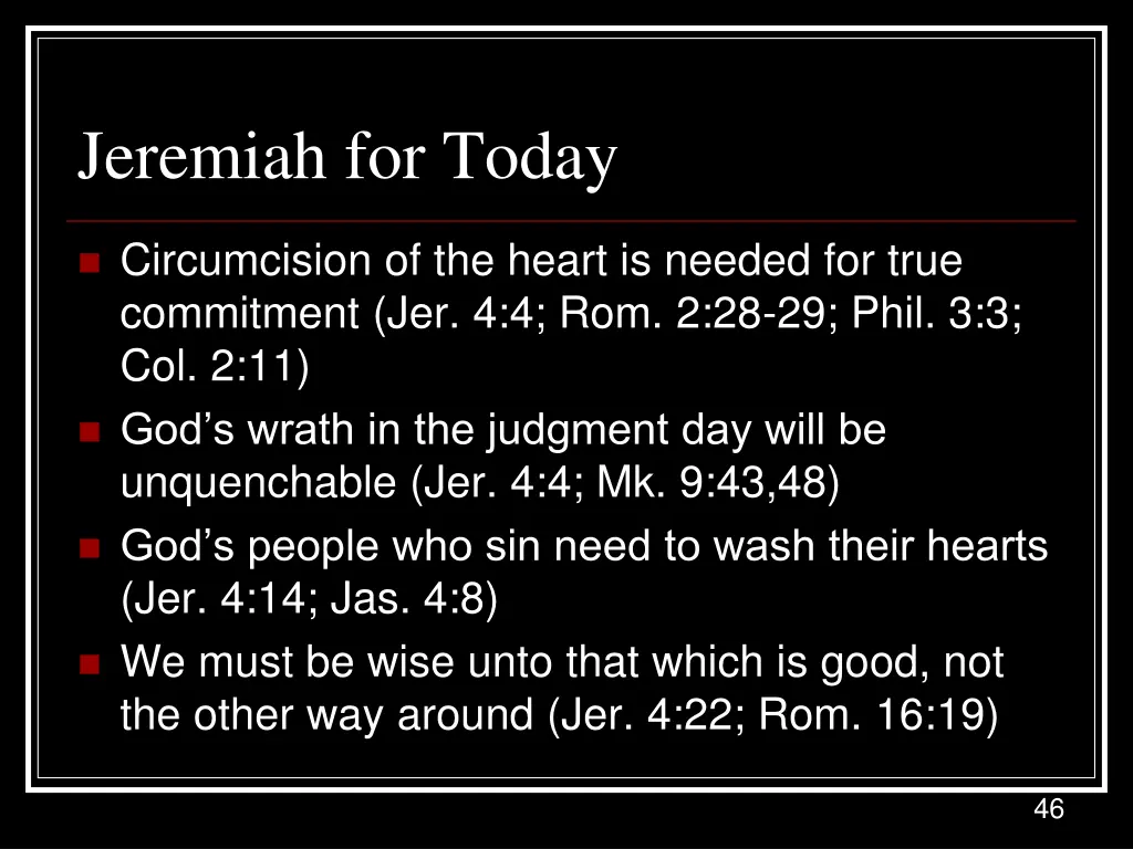 jeremiah for today 4