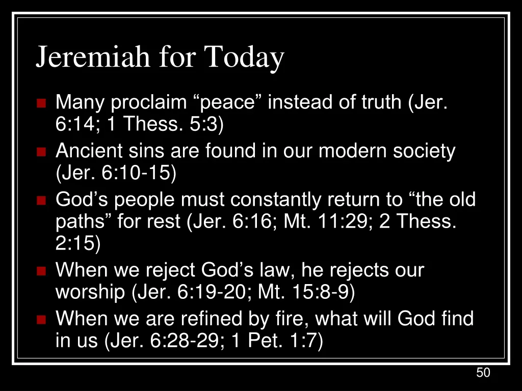 jeremiah for today 6