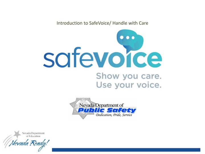 introduction to safevoice handle with care