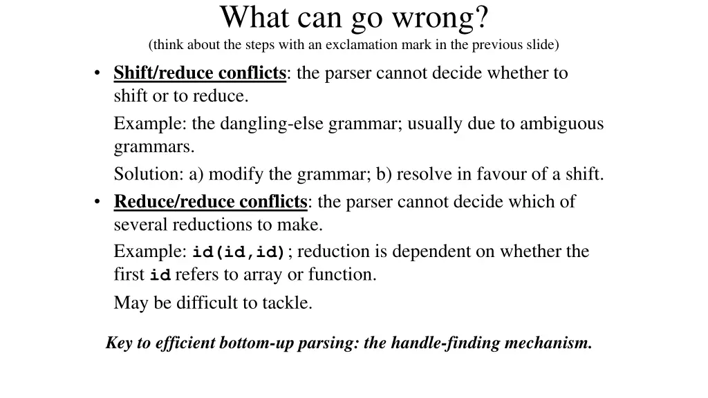 what can go wrong think about the steps with