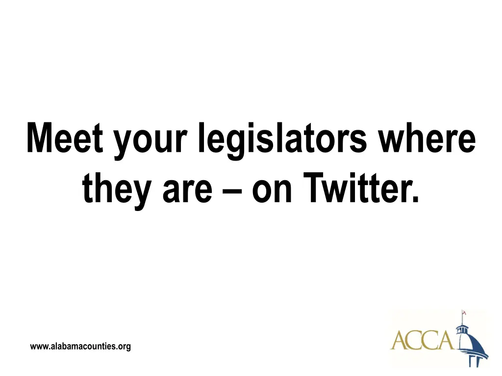 meet your legislators where they are on twitter