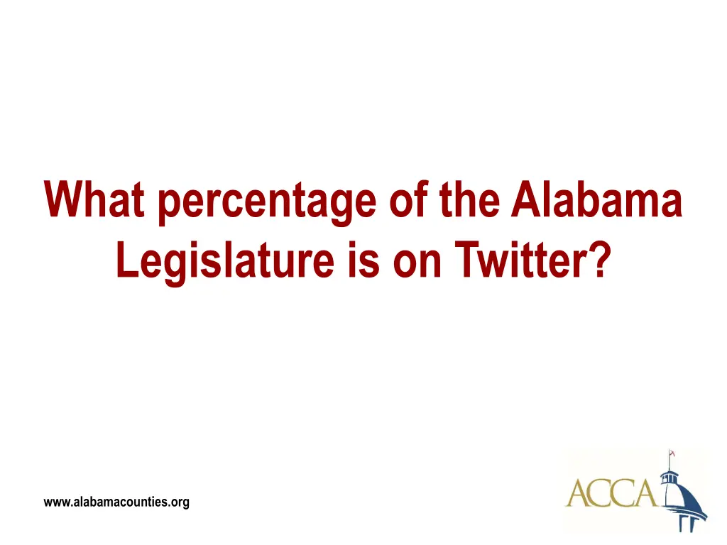 what percentage of the alabama legislature