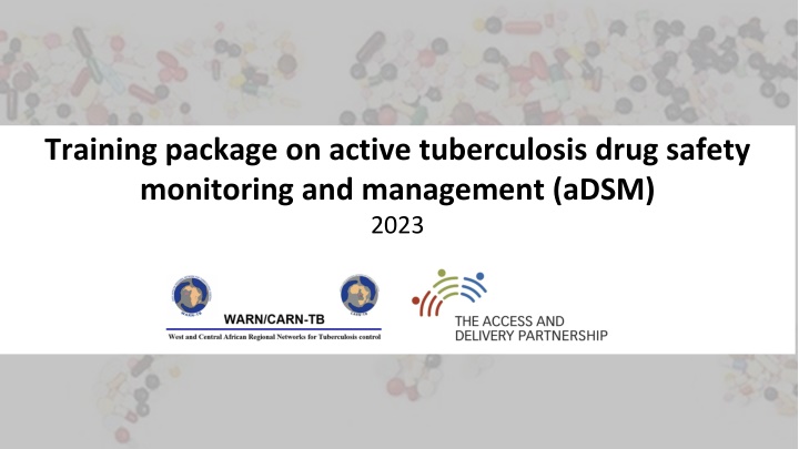 training package on active tuberculosis drug