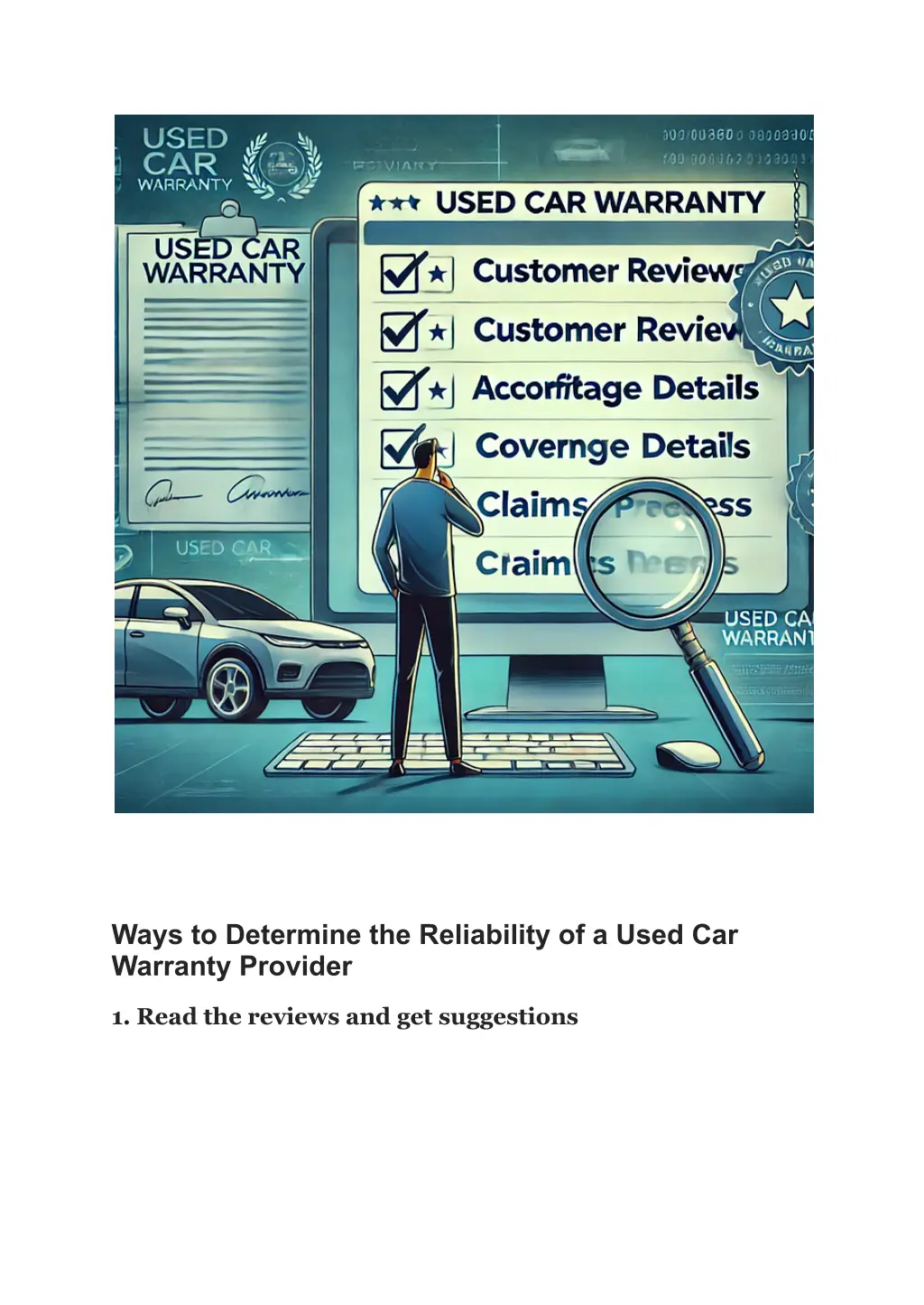 ways to determine the reliability of a used