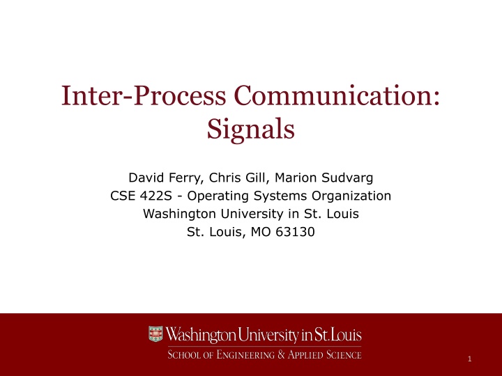 inter process communication signals