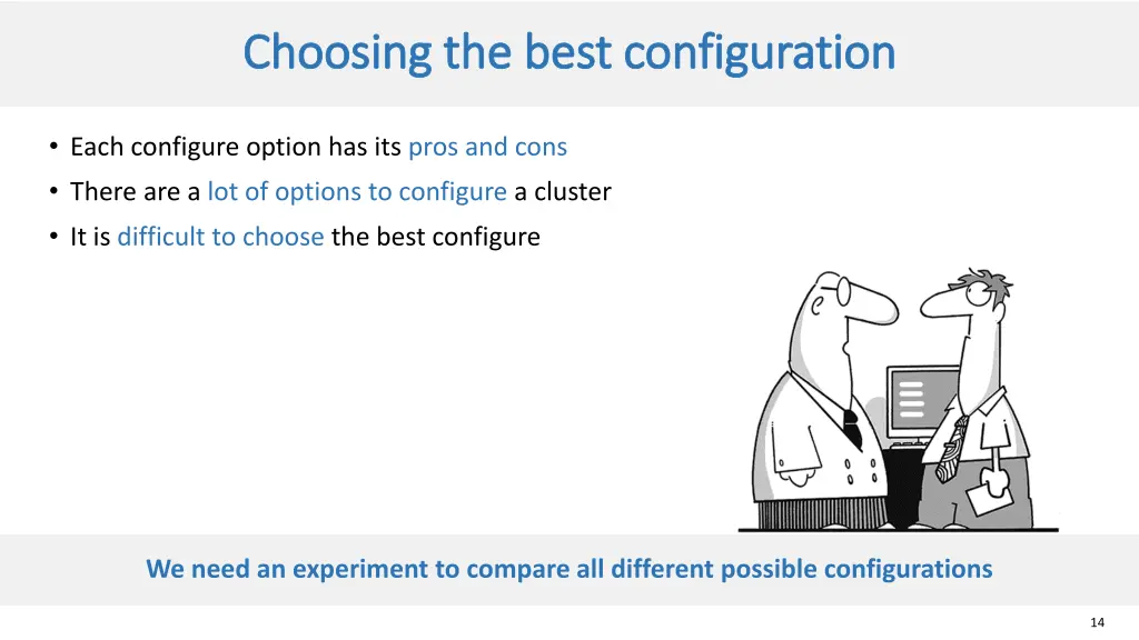 choosing the best configuration choosing the best