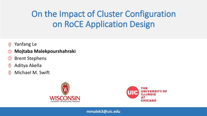 on the impact of cluster configuration