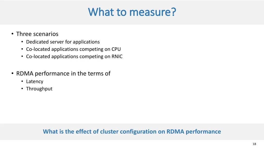 what to measure what to measure