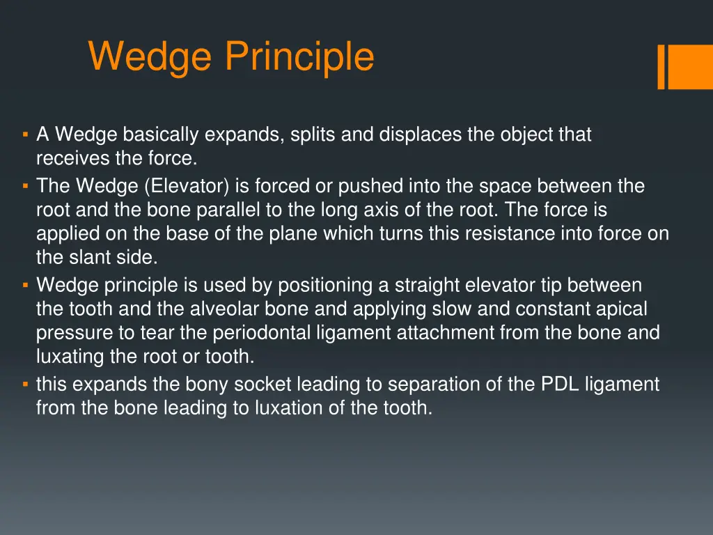 wedge principle