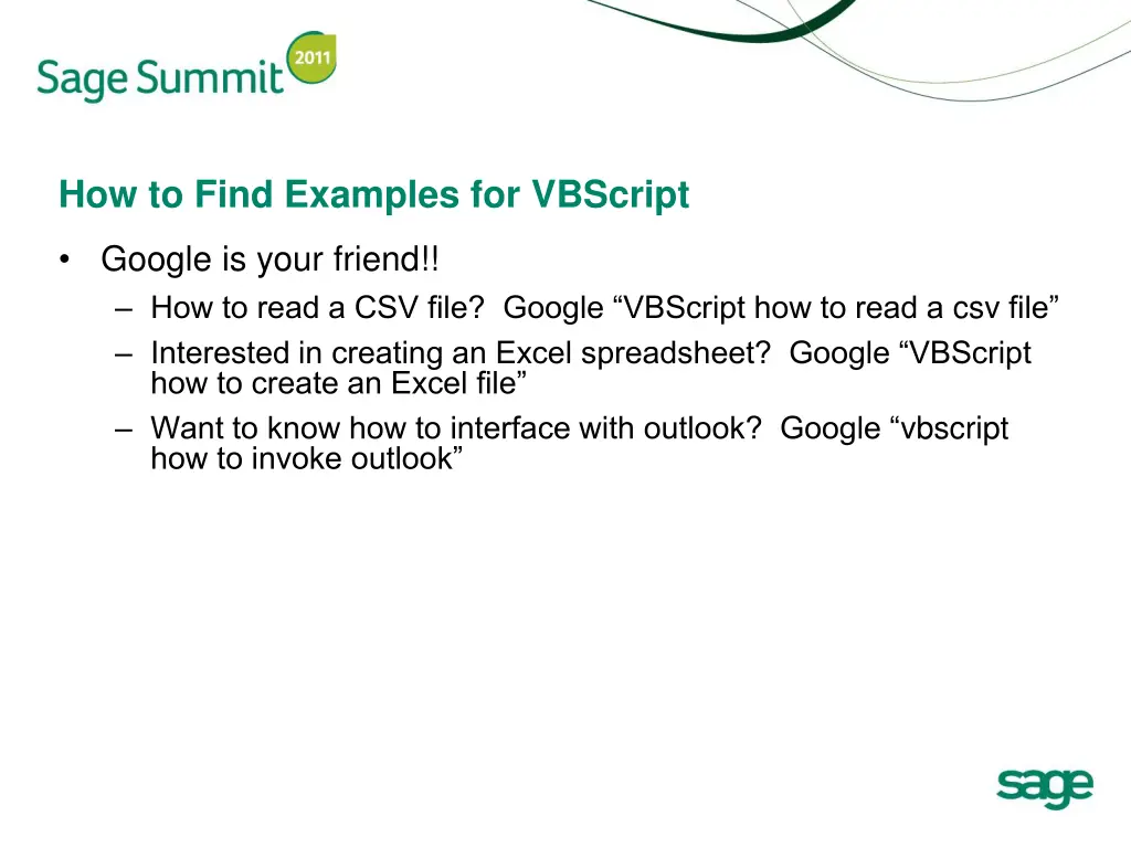 how to find examples for vbscript