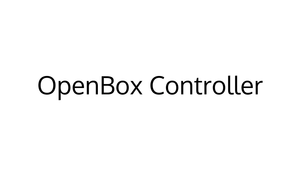 openbox controller 1