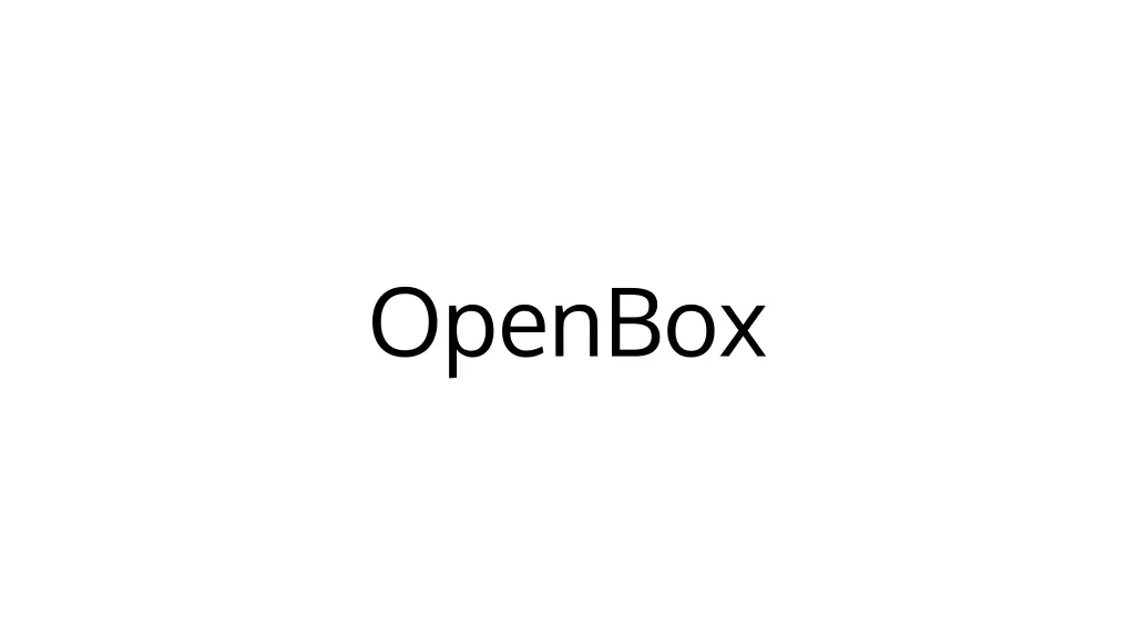 openbox