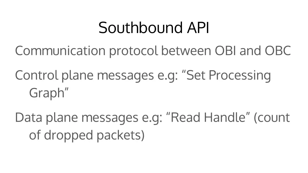 southbound api