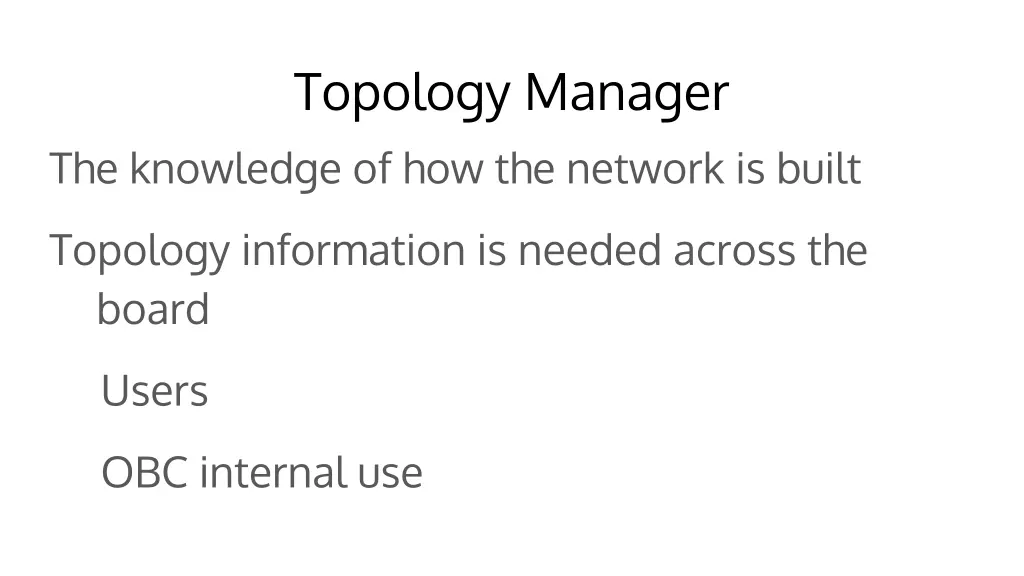 topology manager