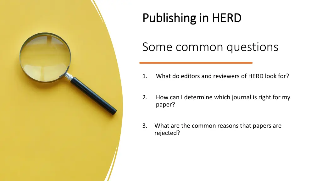 publishing in herd publishing in herd