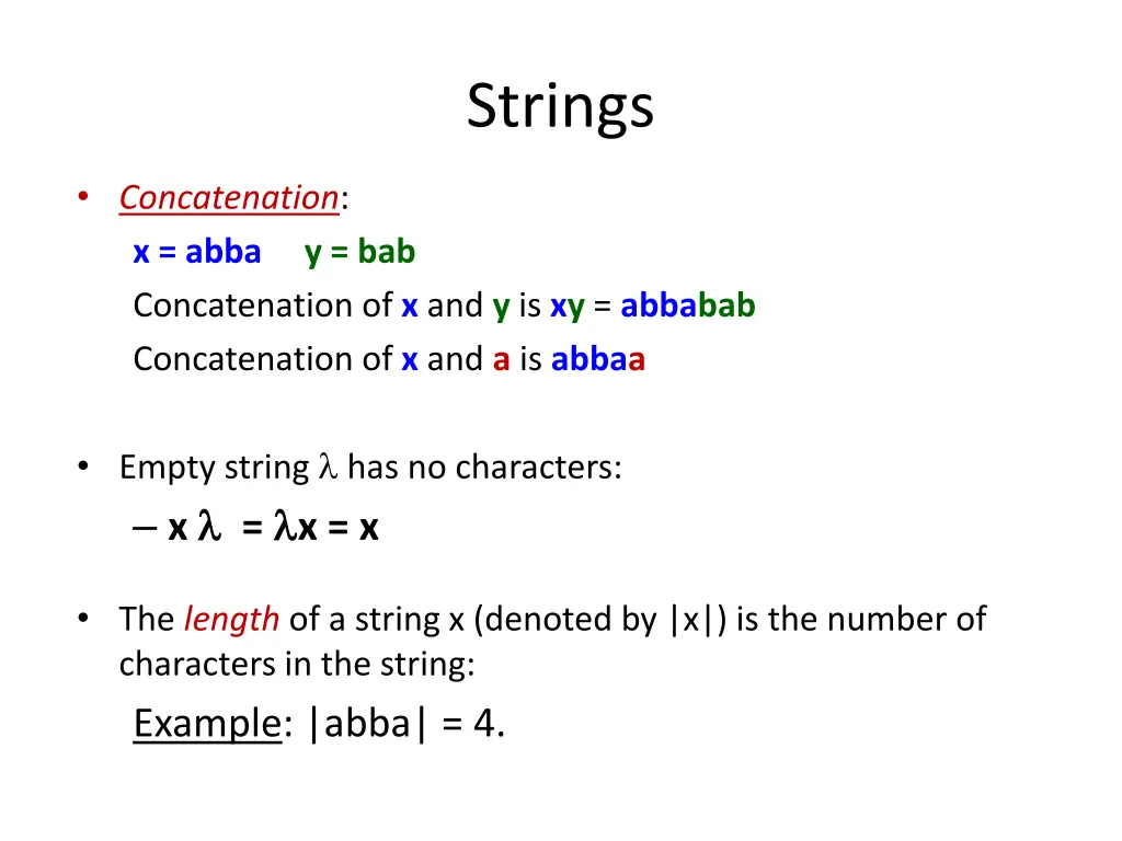 strings