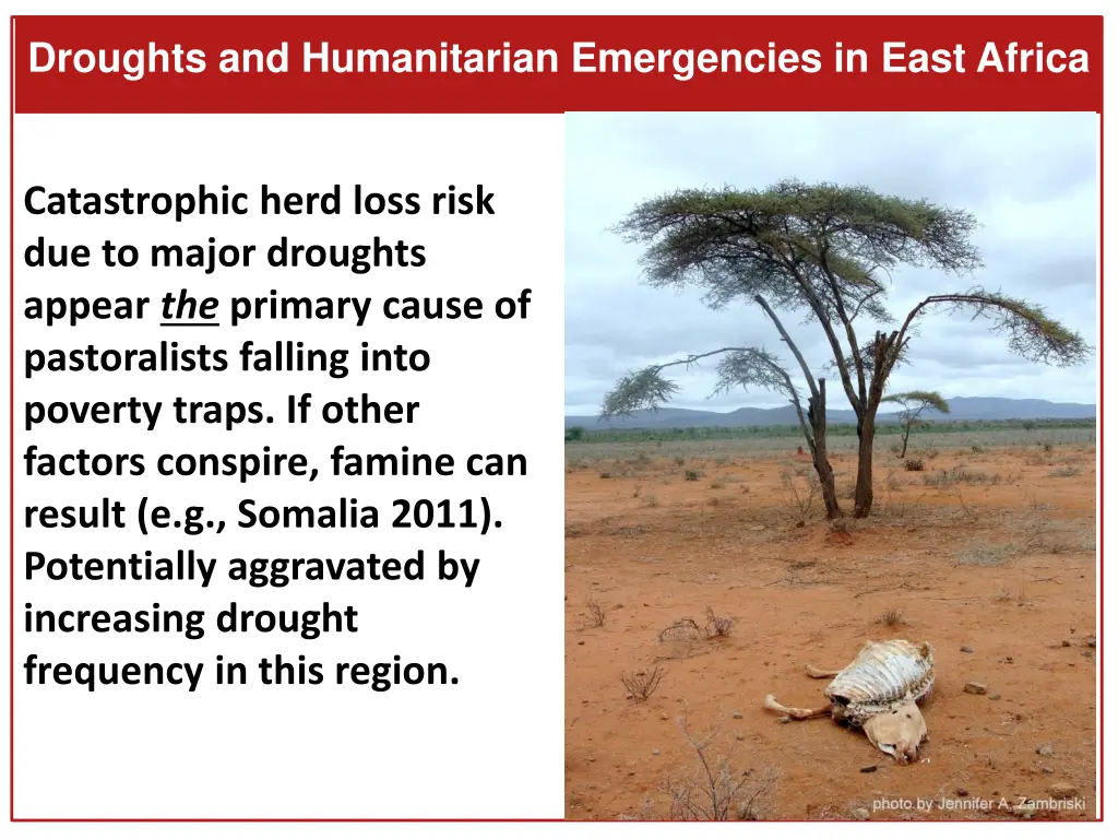 droughts and humanitarian emergencies in east