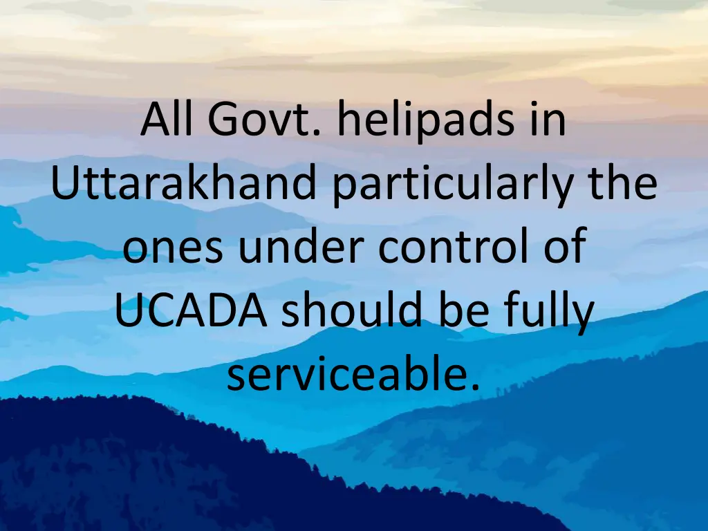 all govt helipads in uttarakhand particularly