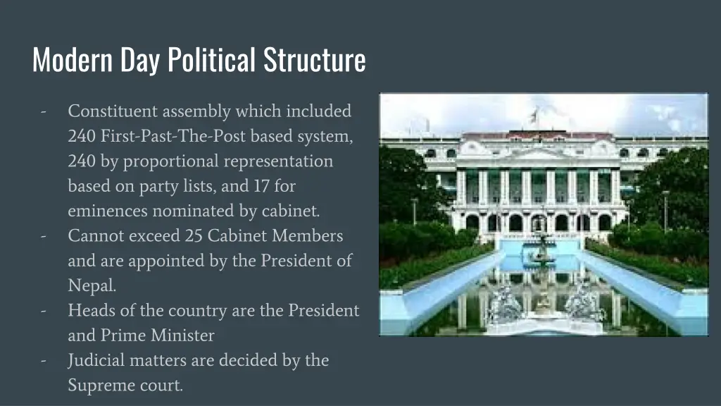 modern day political structure