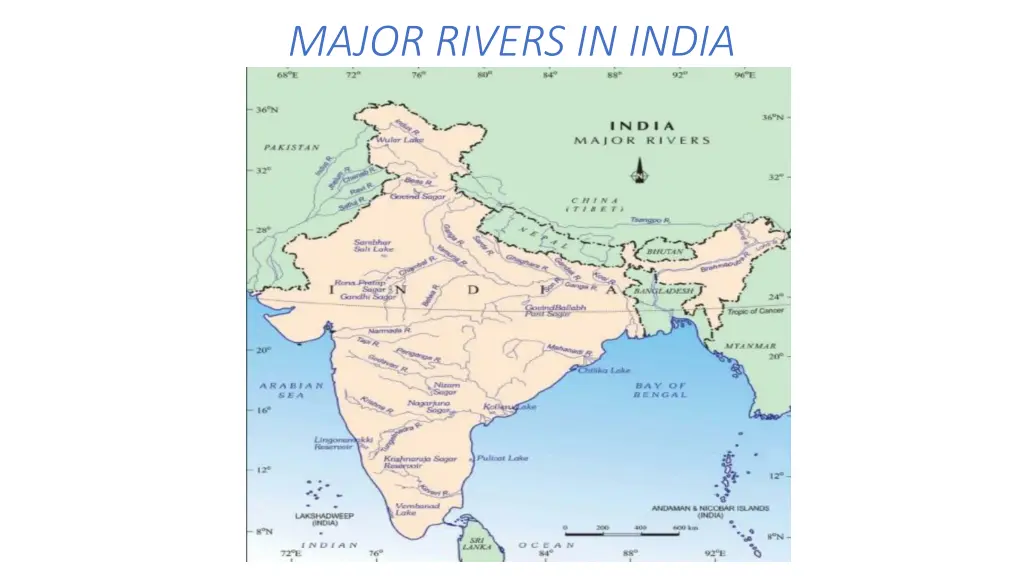 major rivers in india