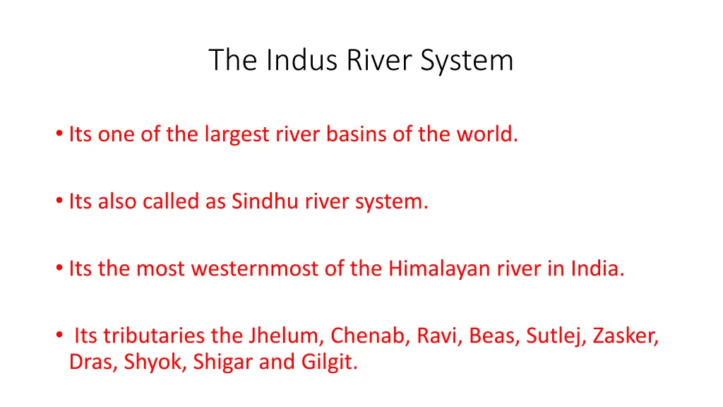 the indus river system 1