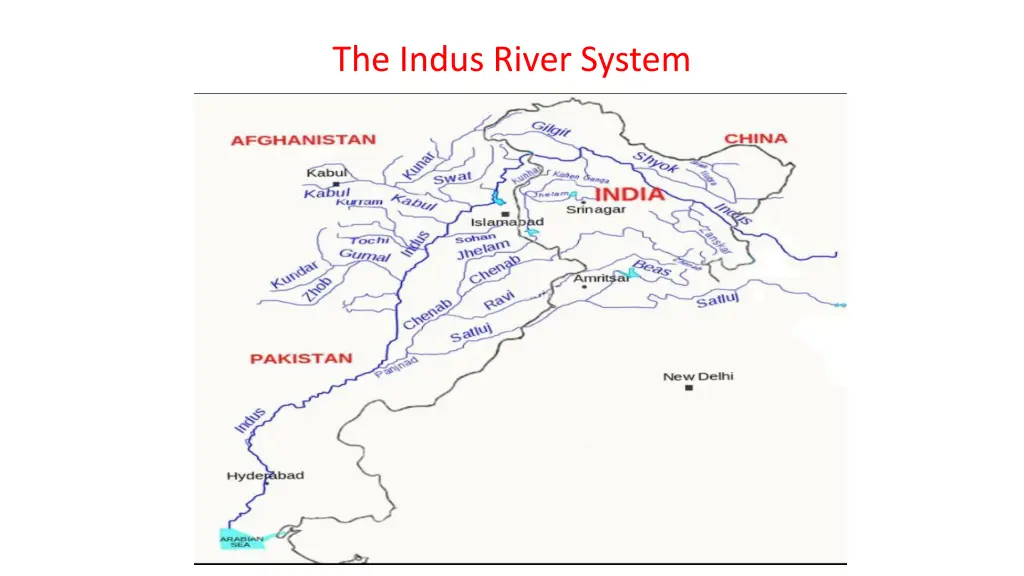 the indus river system