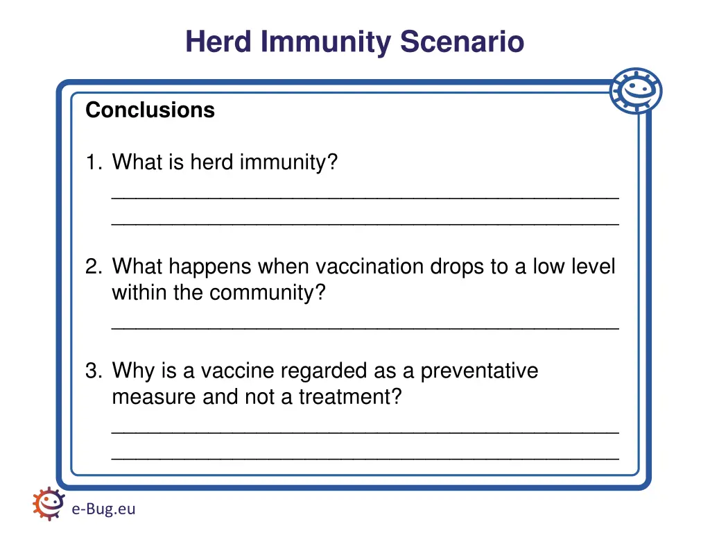 herd immunity scenario 2